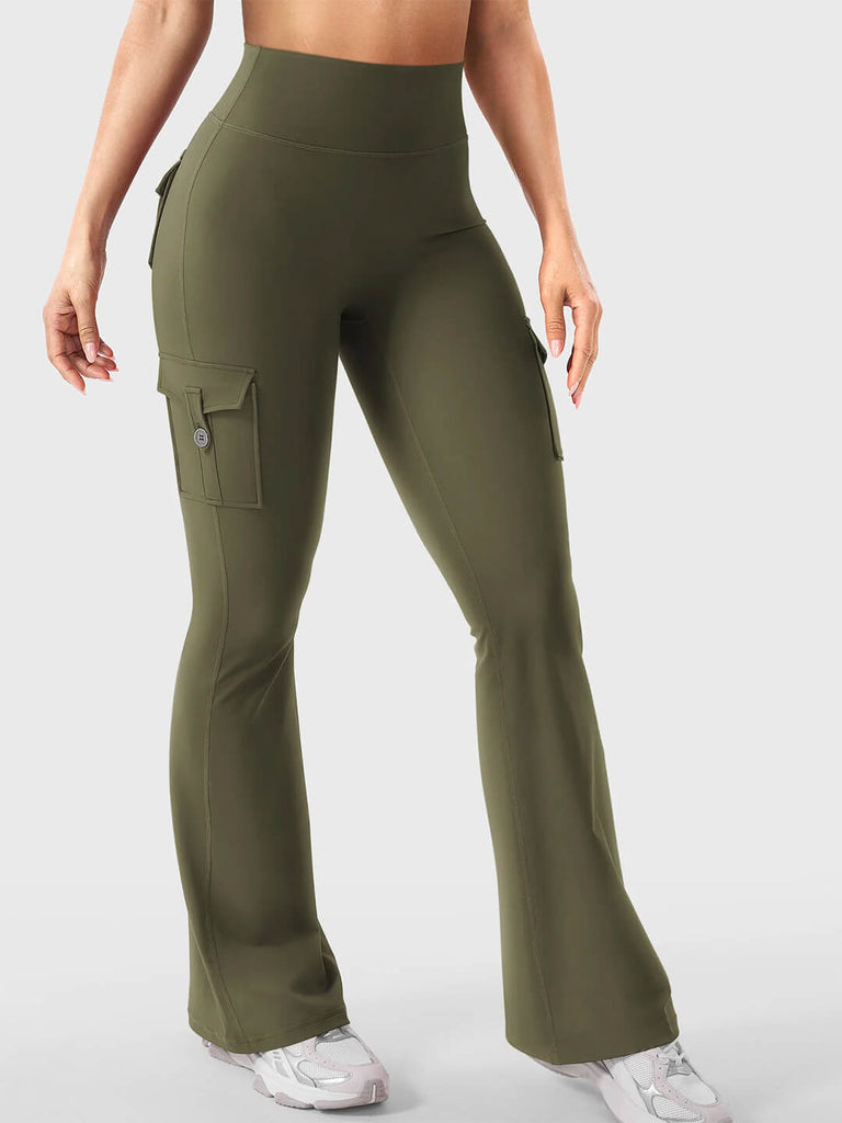 Flared Cargo Leggings