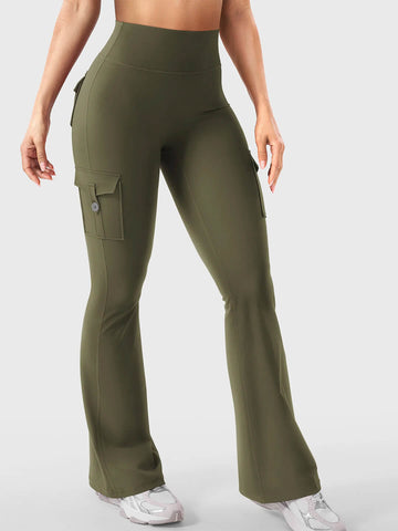 Flared Cargo Leggings