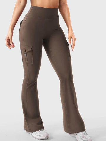 Flared Cargo Leggings